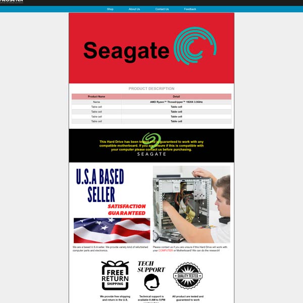 Seagate Template